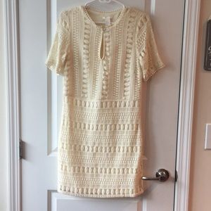 Cream lace dress